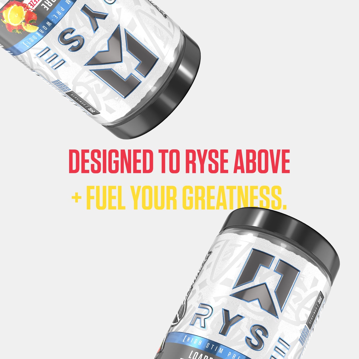 RYSE Loaded Pre Workout Powder - Strawberry Squeeze - Daily Pre-Workout for Men & Women with 390mg Caffeine, Beta Alanine, and Citrulline for Pump - Maple Wellness Supplements