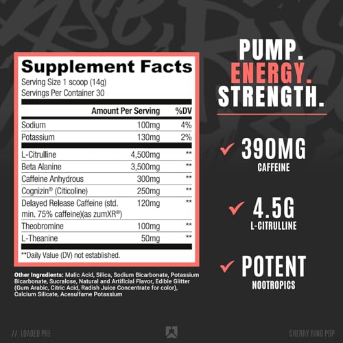 RYSE Up Supplements Loaded Pre Workout Powder Supplement for Men & Women - Maple Wellness Supplements