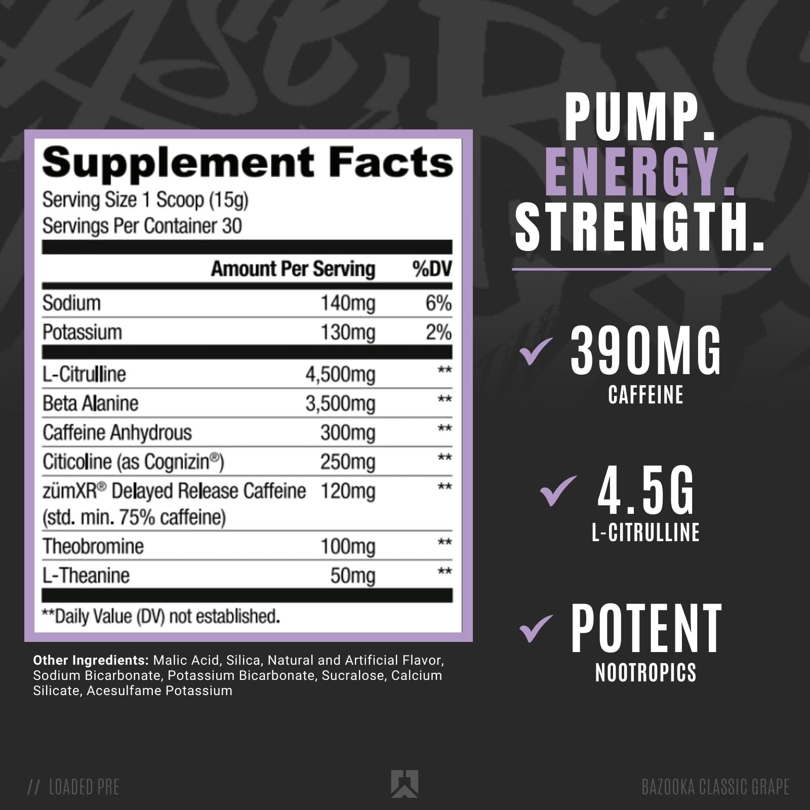 RYSE Up Supplements Loaded Pre Workout Powder Supplement for Men & Women - Maple Wellness Supplements
