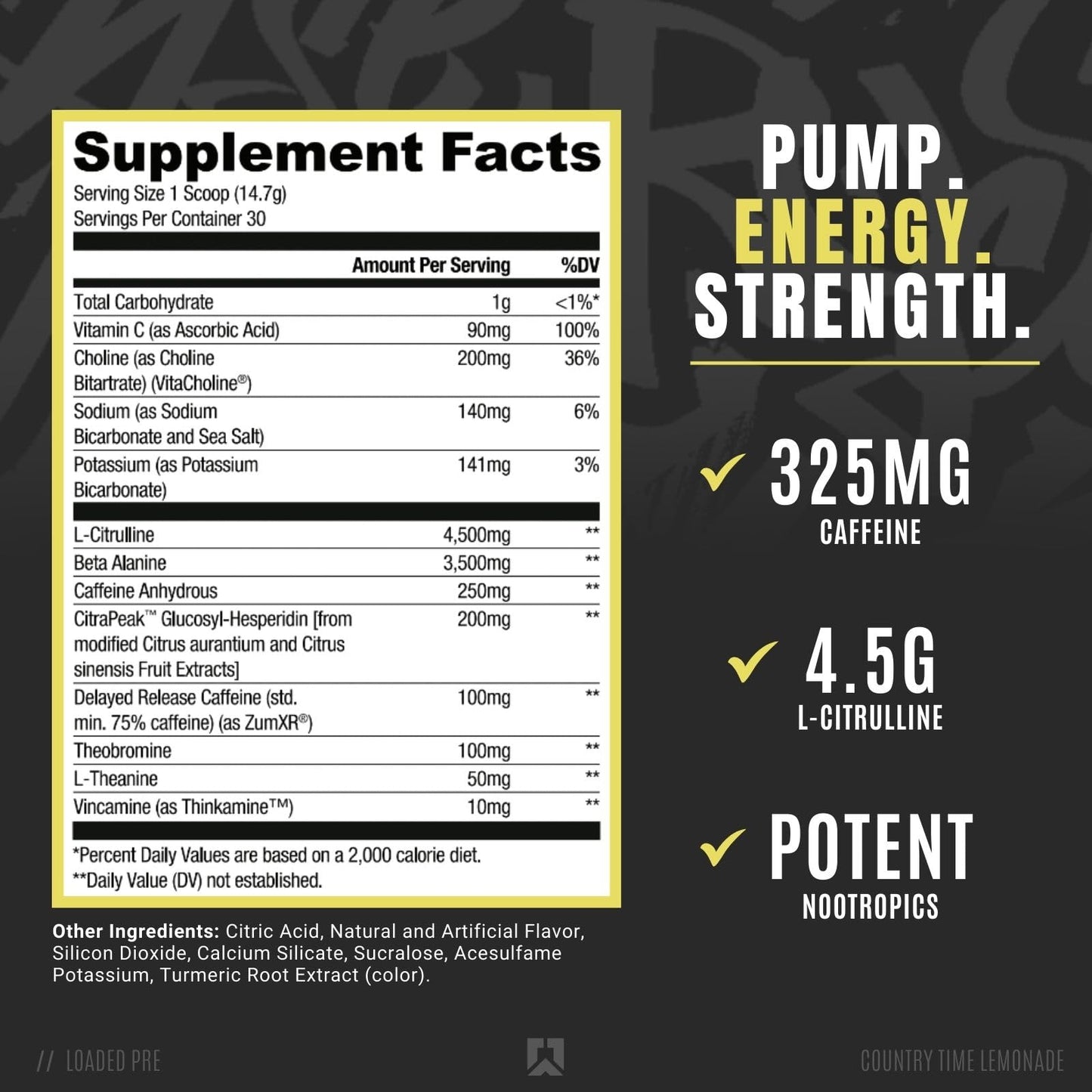 RYSE Up Supplements Loaded Pre Workout Powder Supplement for Men & Women - Maple Wellness Supplements