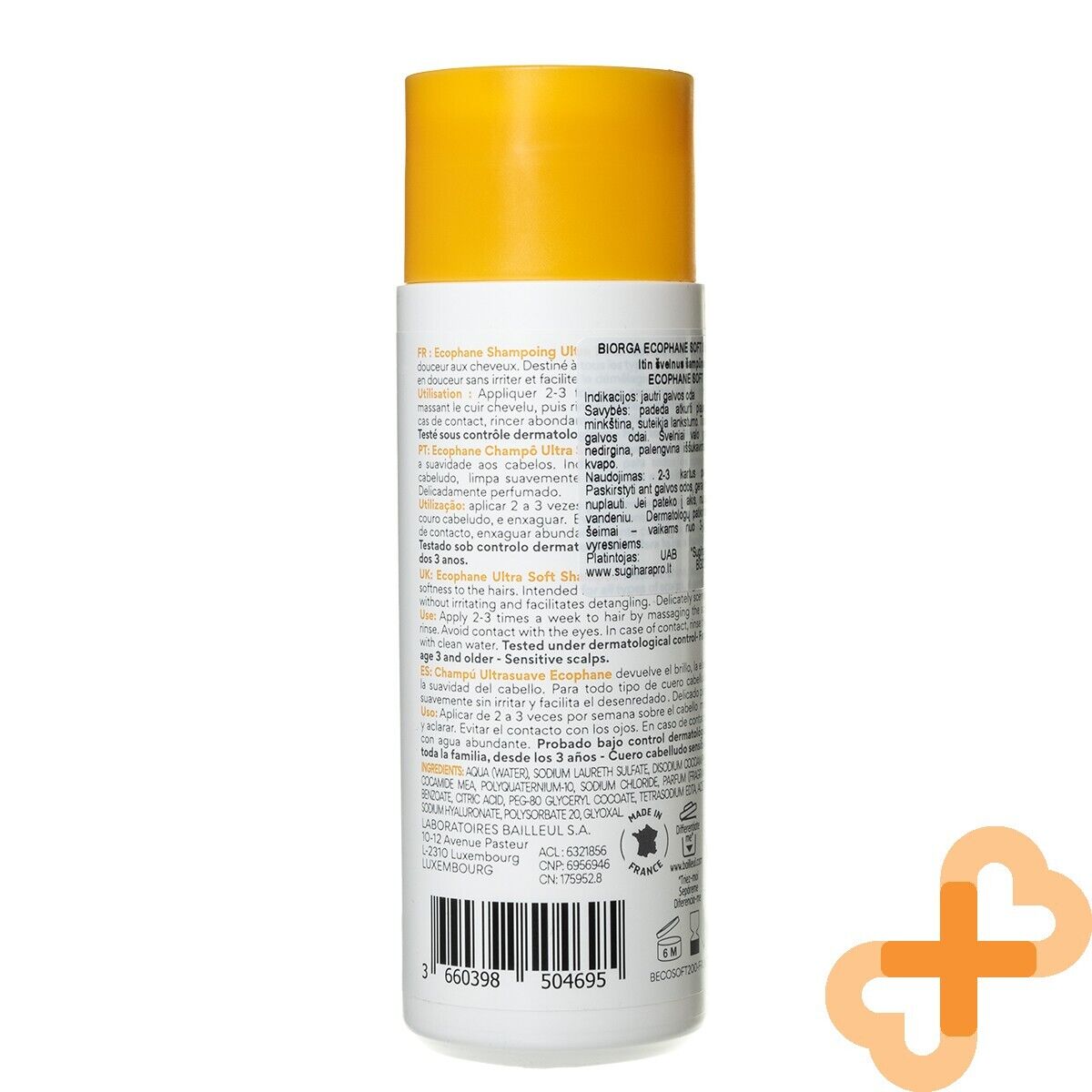 BIORGA ECOPHANE Ultra Soft Shampoo Sensitive Scalp 200ml sensitive UltraBuy Supplements Australia