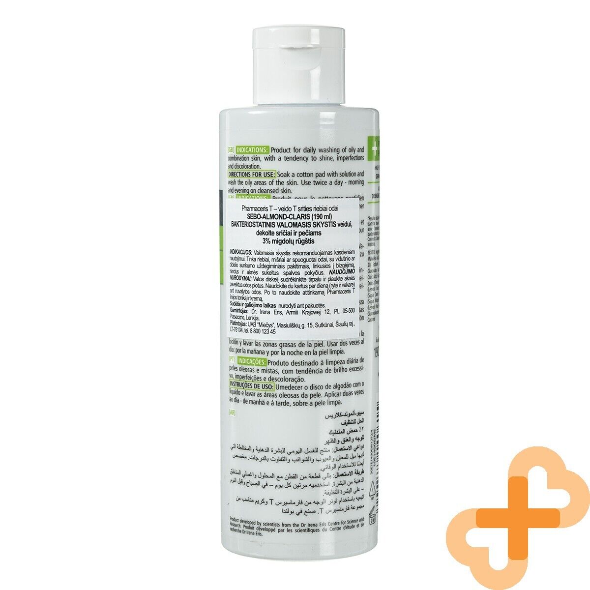 PHARMACERIS T Sebo Almond Claris Cleanser 190ml for Acne-Prone Skin PharmacerisBuy Supplements Australia