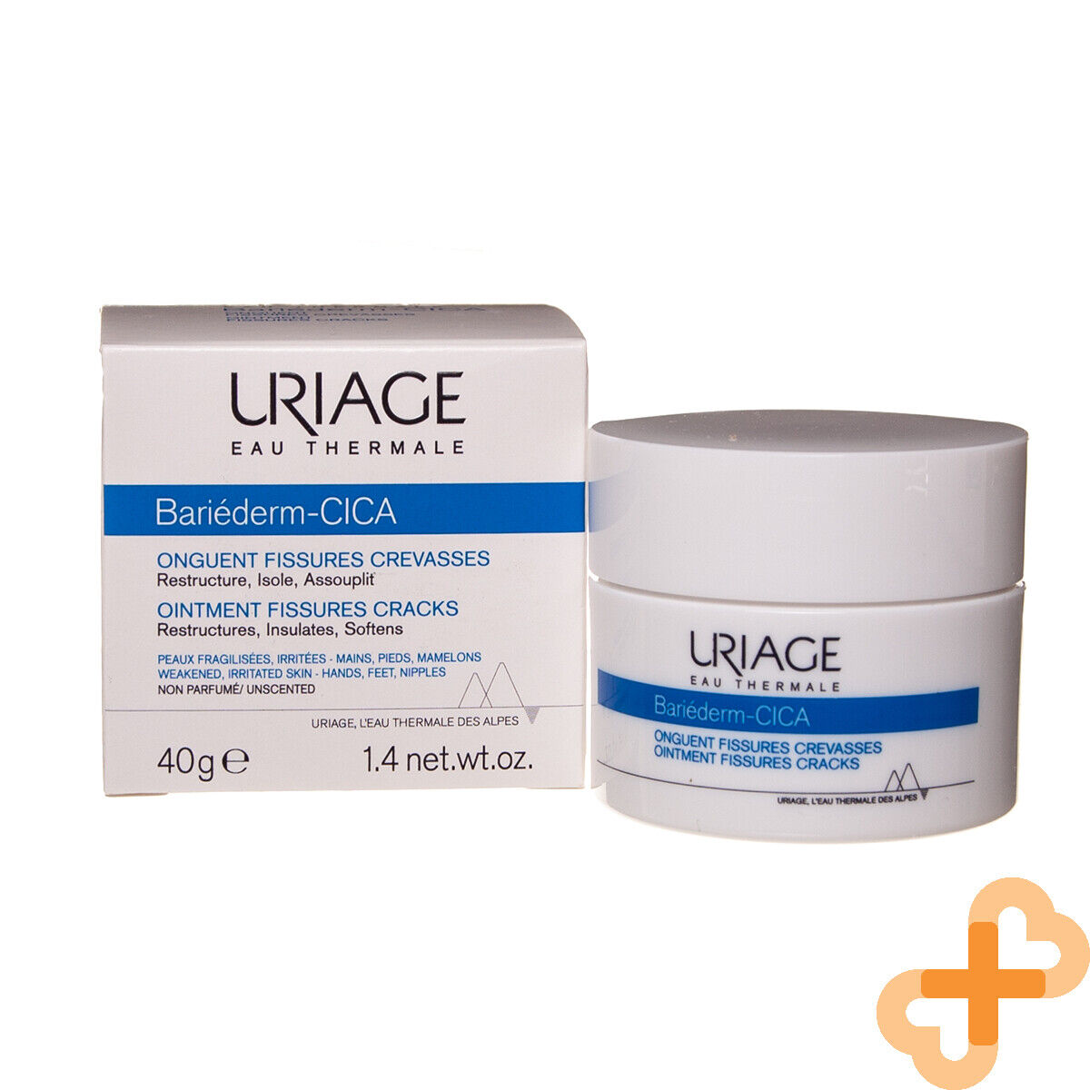 Uriage Bariederm Ointment Fissures Cracks 40ml Restructures Insulates UriageBuy Supplements Australia