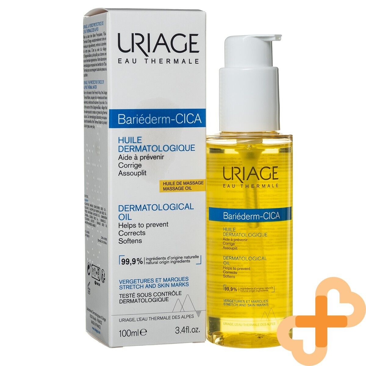 Uriage Bariederm Dermatological Cica Oil Stretch Skin Marks Scars 100ml UriageBuy Supplements Australia