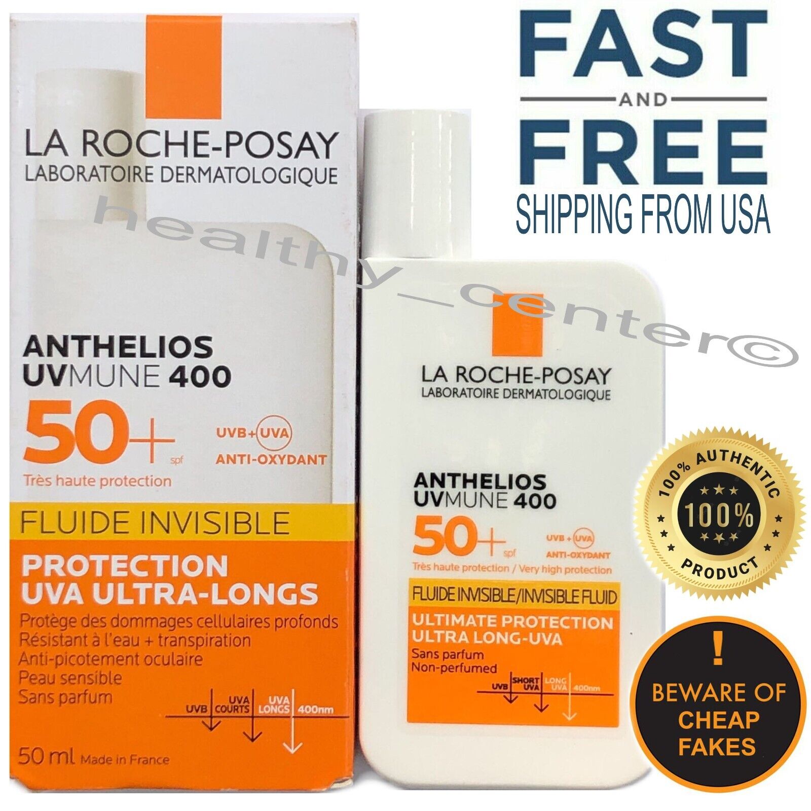 La Roche-Posay ANTHELIOS UVmune 400 Invisible Non-Perfumed Fluid La Roche-PosayBuy Supplements Australia