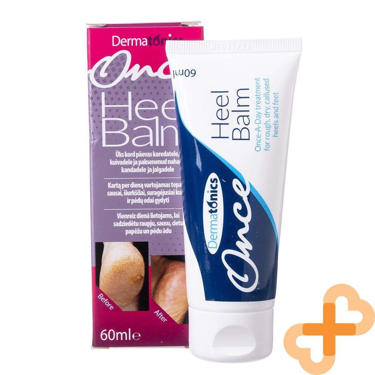 DERMATONICS Once Heel Balm 60ml Once a Day Treatment For Rough Dry Heel Skin HeelBuy Supplements Australia