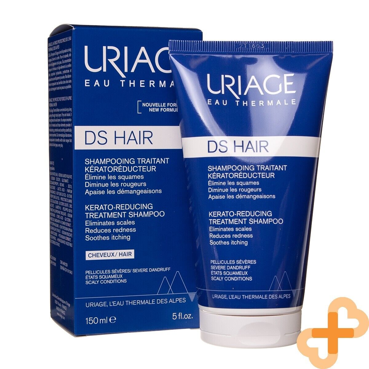 URIAGE DS Shampoo Itching Scalp Anti Dandruff Scales Redness Soothes UriageBuy Supplements Australia