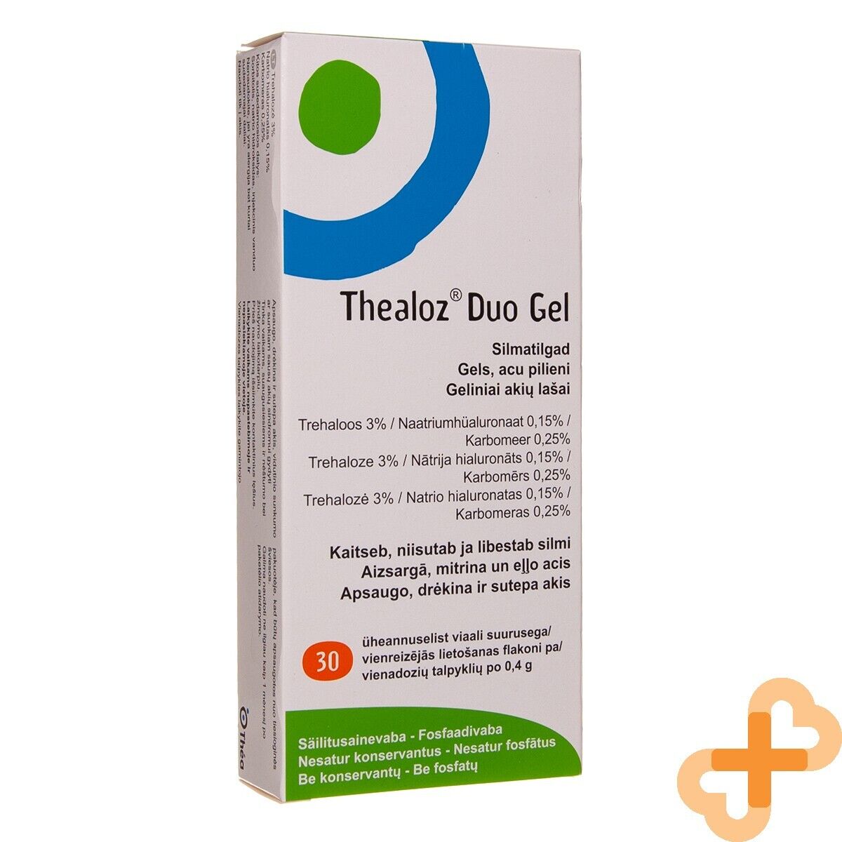 THEALOZ DUO Gel Eye Drops for Dry Eye Syndrom Treatment 0,4g THEALOZBuy Supplements Australia