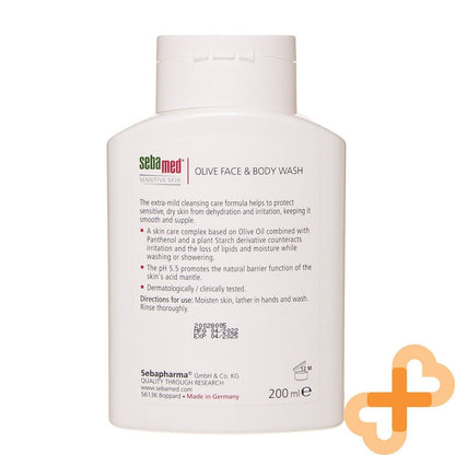 SEBAMED SENSITIVE Skin Face and Body Wash with Olive Oil for Dry Skin SebaMedBuy Supplements Australia