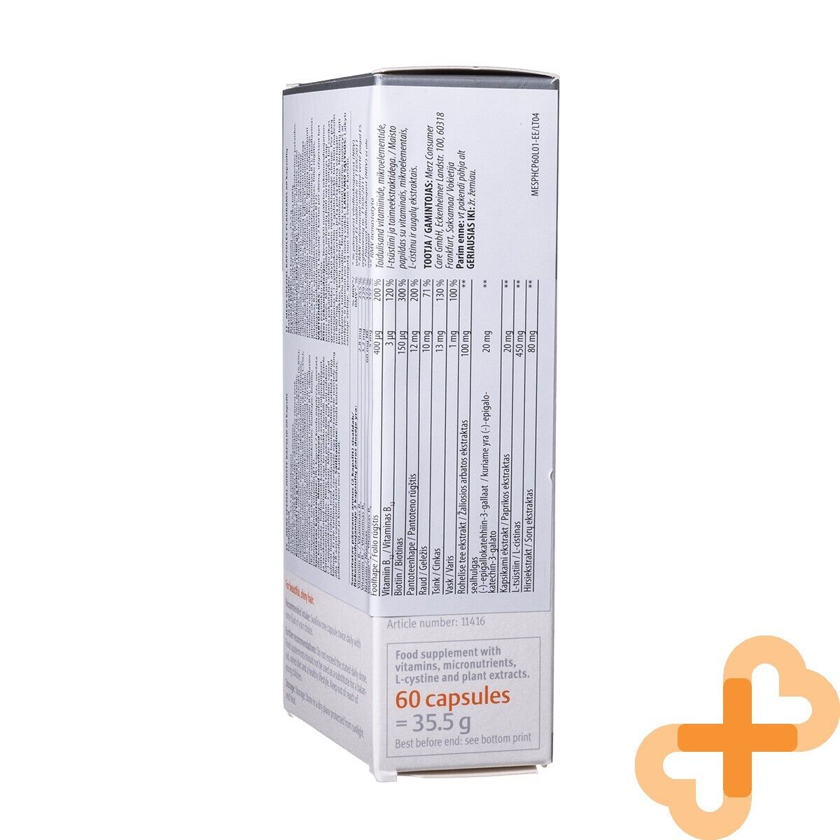 MERZ SPEZIAL Hair 60 Capsules Supplement for Strong and Beautiful Hair MerzBuy Supplements Australia