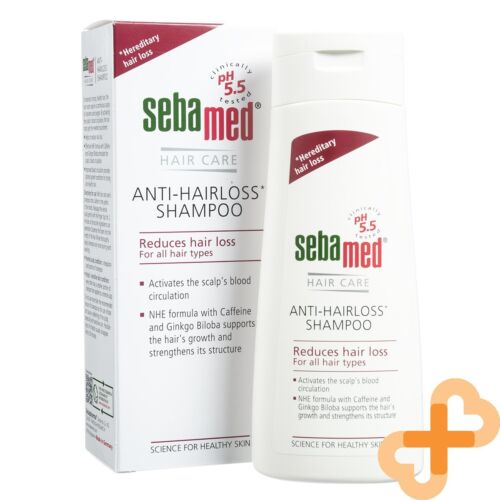 SEBAMED Anti - Hairloss Shampoo 200ml For All Hair Types Ginkgo Biloba SebaMedBuy Supplements Australia