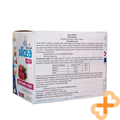 SILICEA DIRECT 15 ml Oral Gel 30 pcs. Drink Liquid Skin Hair Nail Supplem SILICEABuy Supplements Australia