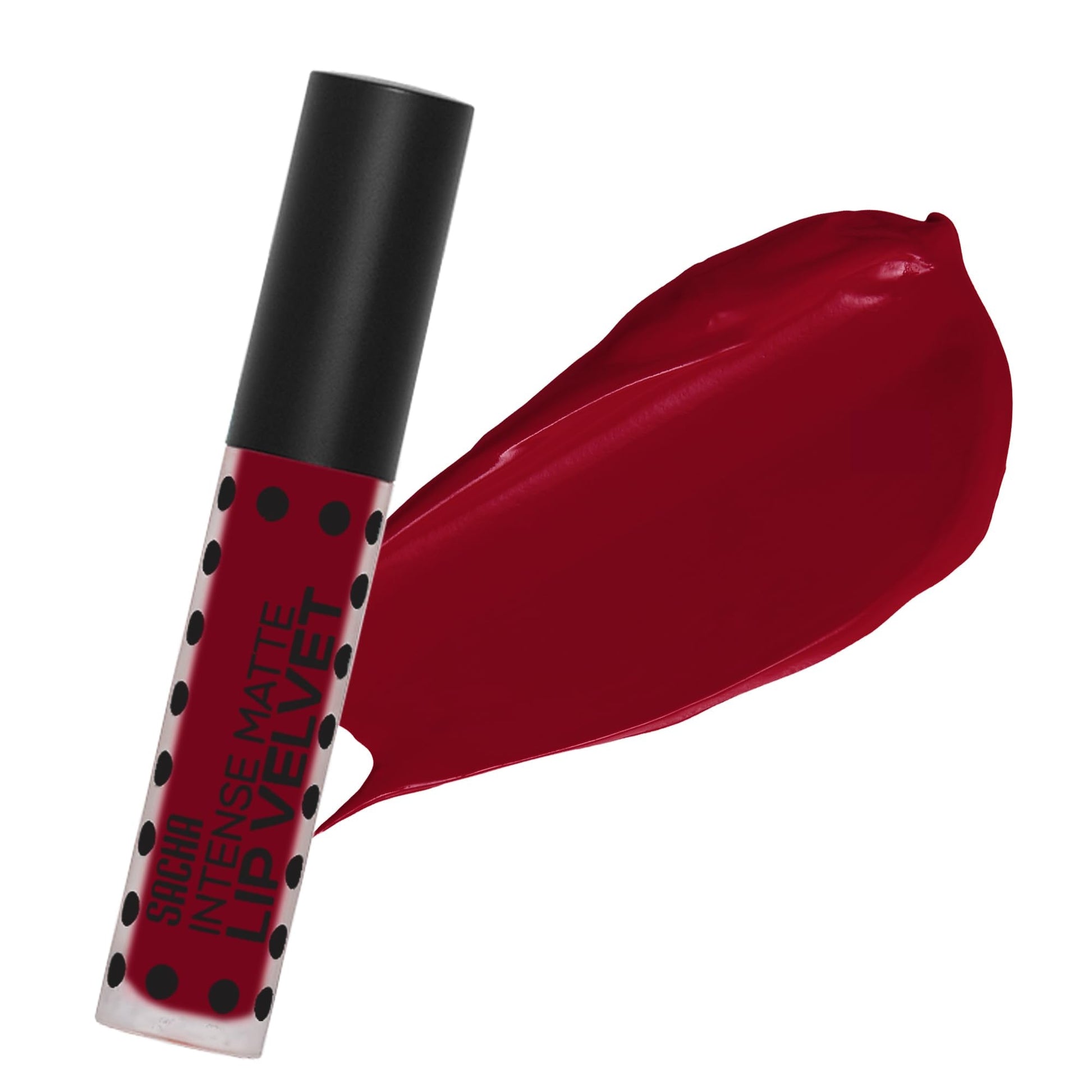 Sacha Cosmetics Intense Matte Lip Velvet Liquid Lipstick, Long-Lasting Velvet Matte Finish, 0.2 fl oz Pass The Money - Maple Wellness Supplements