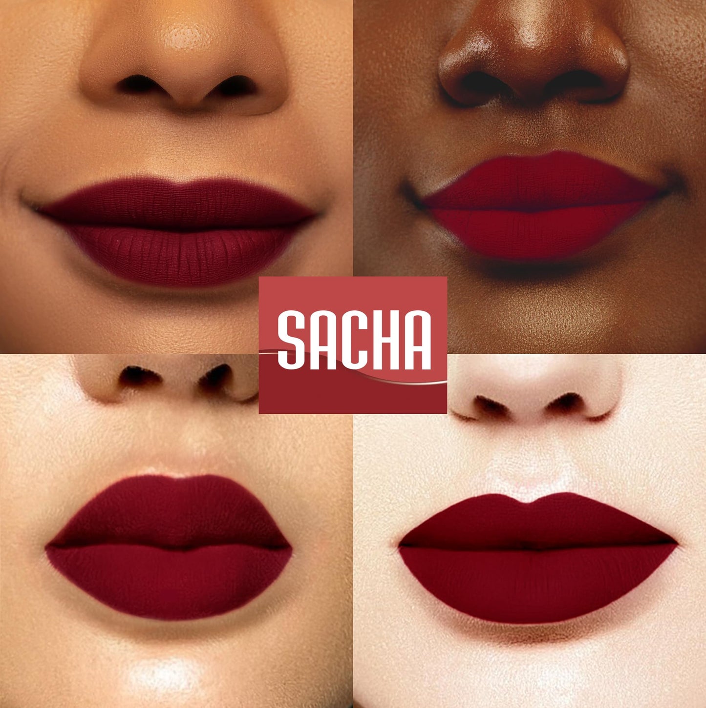Sacha Cosmetics Intense Matte Lip Velvet Liquid Lipstick, Long-Lasting Velvet Matte Finish, 0.2 fl oz Pass The Money - Maple Wellness Supplements