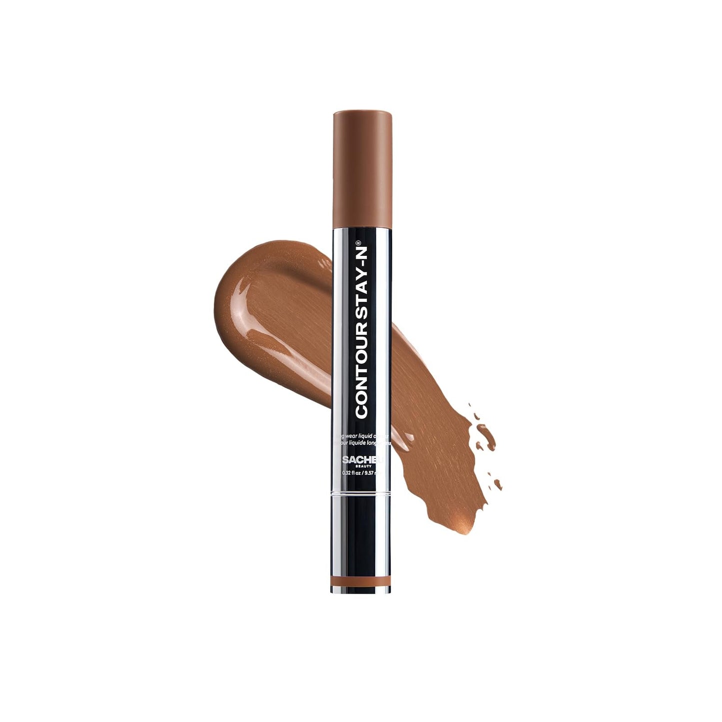 Sacheu Liquid Contour STAY-N Long Wear Cream Contour Makeup — Long Lasting, Blendable, & Lightweight Formula — Vegan & Cruelty-free, Giving Drama - Maple Wellness Supplements