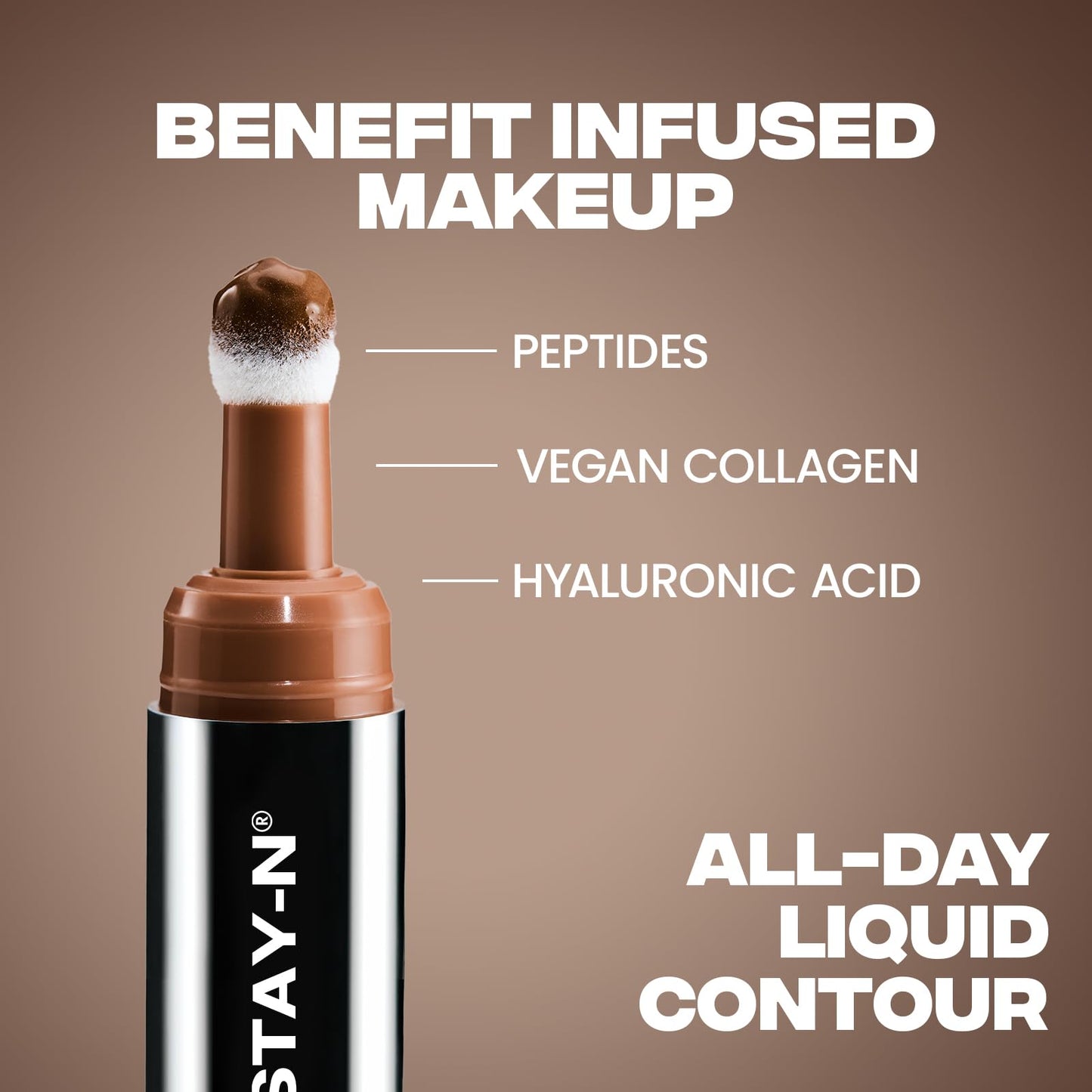 Sacheu Liquid Contour STAY-N Long Wear Cream Contour Makeup — Long Lasting, Blendable, & Lightweight Formula — Vegan & Cruelty-free, Giving Drama - Maple Wellness Supplements