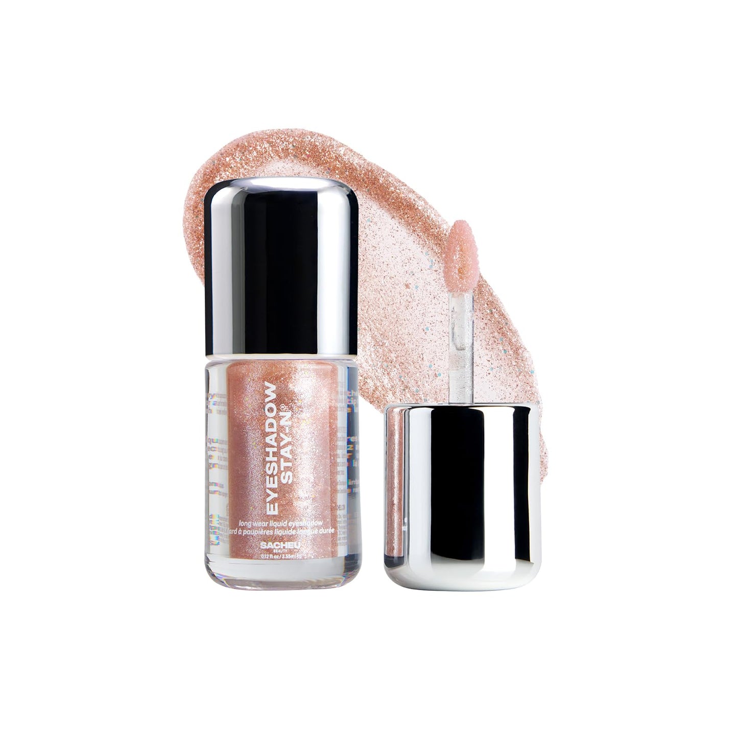 Sacheu Liquid Eyeshadow STAY-N Longwear Eye Makeup — Buildable Highly Pigmented & Blendable Eye Shadow Cream in Matte & Shimmer Finishes, Candy Dipp’d - Maple Wellness Supplements