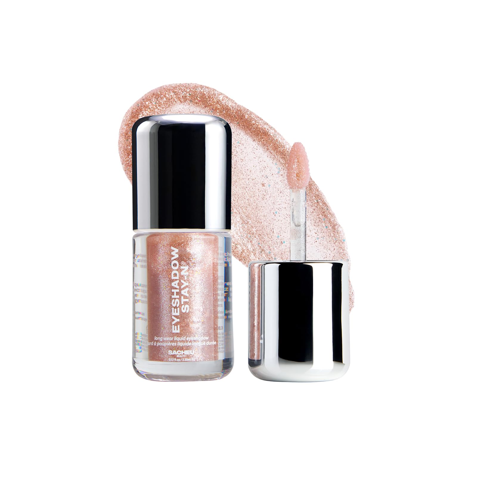 Sacheu Liquid Eyeshadow STAY-N Longwear Eye Makeup — Buildable Highly Pigmented & Blendable Eye Shadow Cream in Matte & Shimmer Finishes, Candy Dipp’d - Maple Wellness Supplements