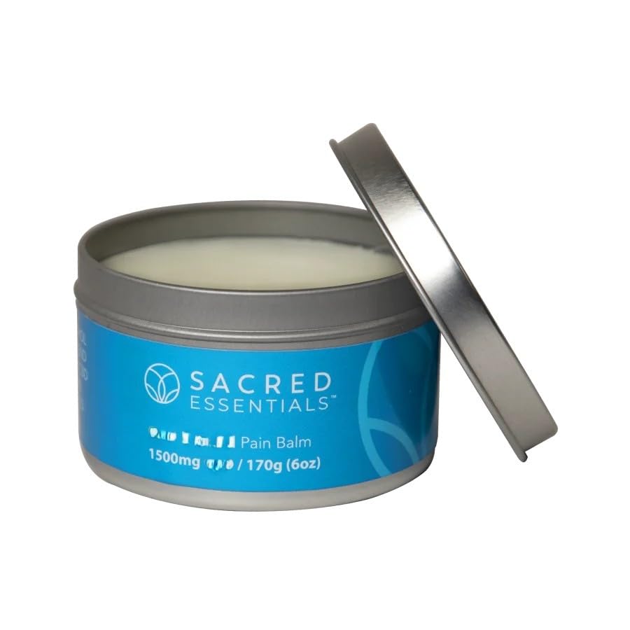 Sacred Essentials™ Extra Strength Hemp Cream, 6 oz, 1500 mg - Ideal for Muscles, HIPS, Joints, Neck, Back, Elbows, Fingers, Hands, and Knees. Made in USA - Maple Wellness Supplements