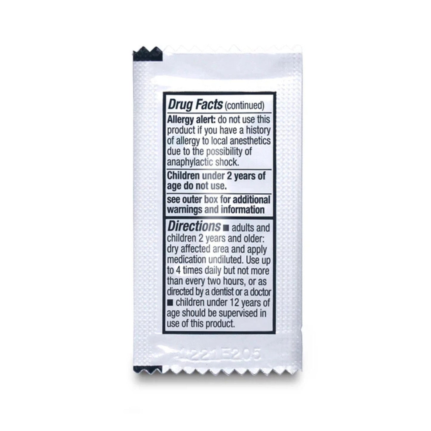 Safetec Oral Pain Relief, .75 g Packets, Box of 144 - Maple Wellness Supplements