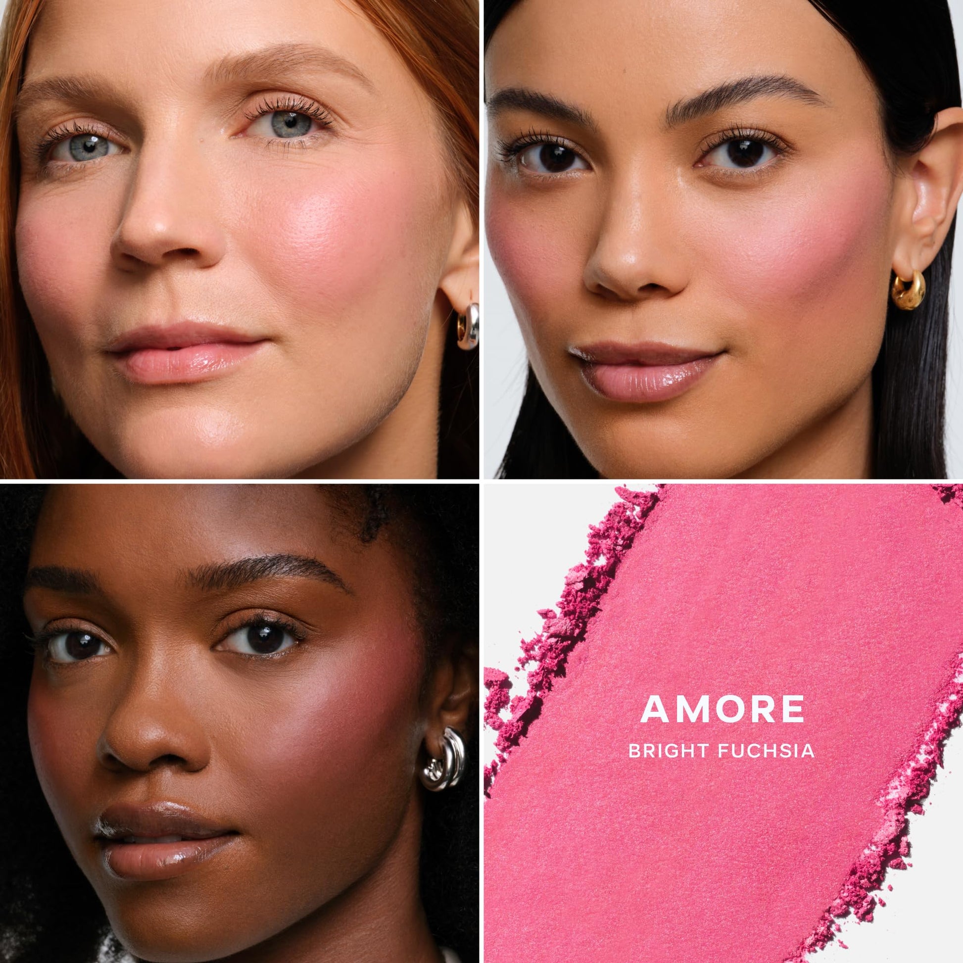Saie Cheek Flush Duo - Dew Liquid Blush (.40 oz, Flirty), SuperSuede Baked Powder Blush (.01 oz, Amore) - Layerable, Skin-Nourishing Blushes for a Seamless Radiant Finish - Maple Wellness Supplements