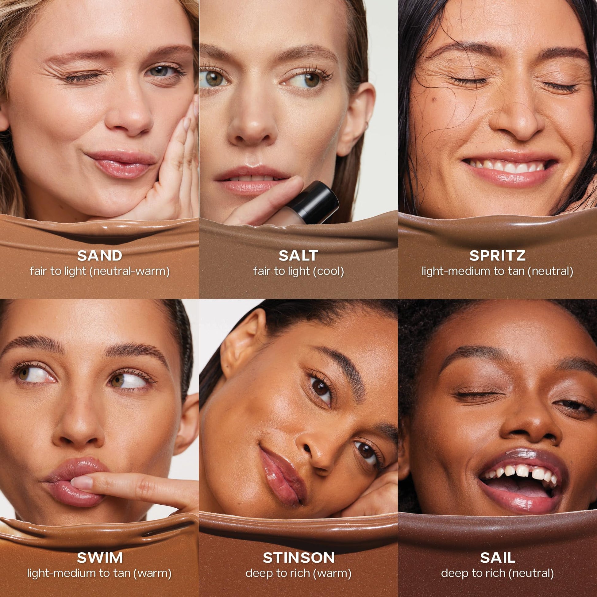 Saie Dew Bronze - Hydrating Liquid Bronzer Stick For a Sun Kissed Glow - Liquid Contour Stick Infused with Nourishing Skin Care Ingredients - Sculpted Face Makeup Essential - Sand (0.4 oz) - Maple Wellness Supplements