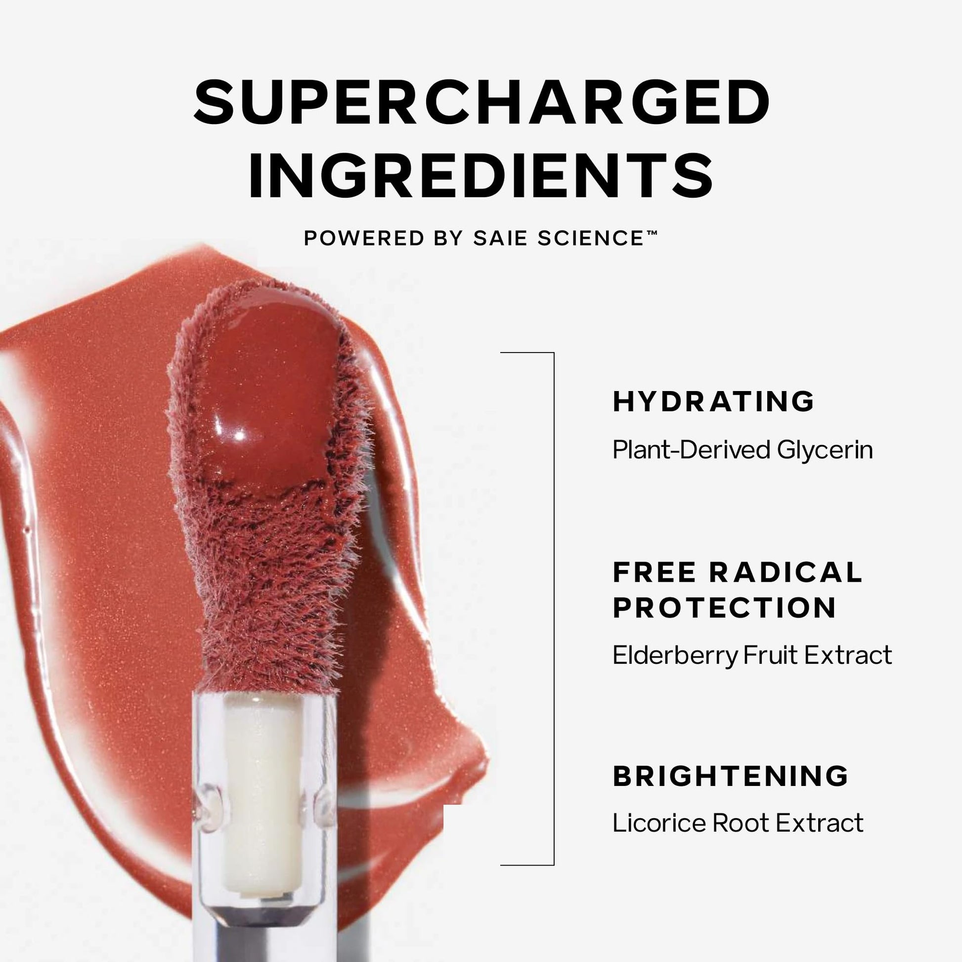 Saie Dew Liquid Blush for Cheeks - Hydrating Cream Blush Stick with a Blendable + Buildable Formula - Skincare Infused Dewy Cheek Tint for a Natural Flush - Glowy Makeup Essential - Lady (.40 oz) - Maple Wellness Supplements
