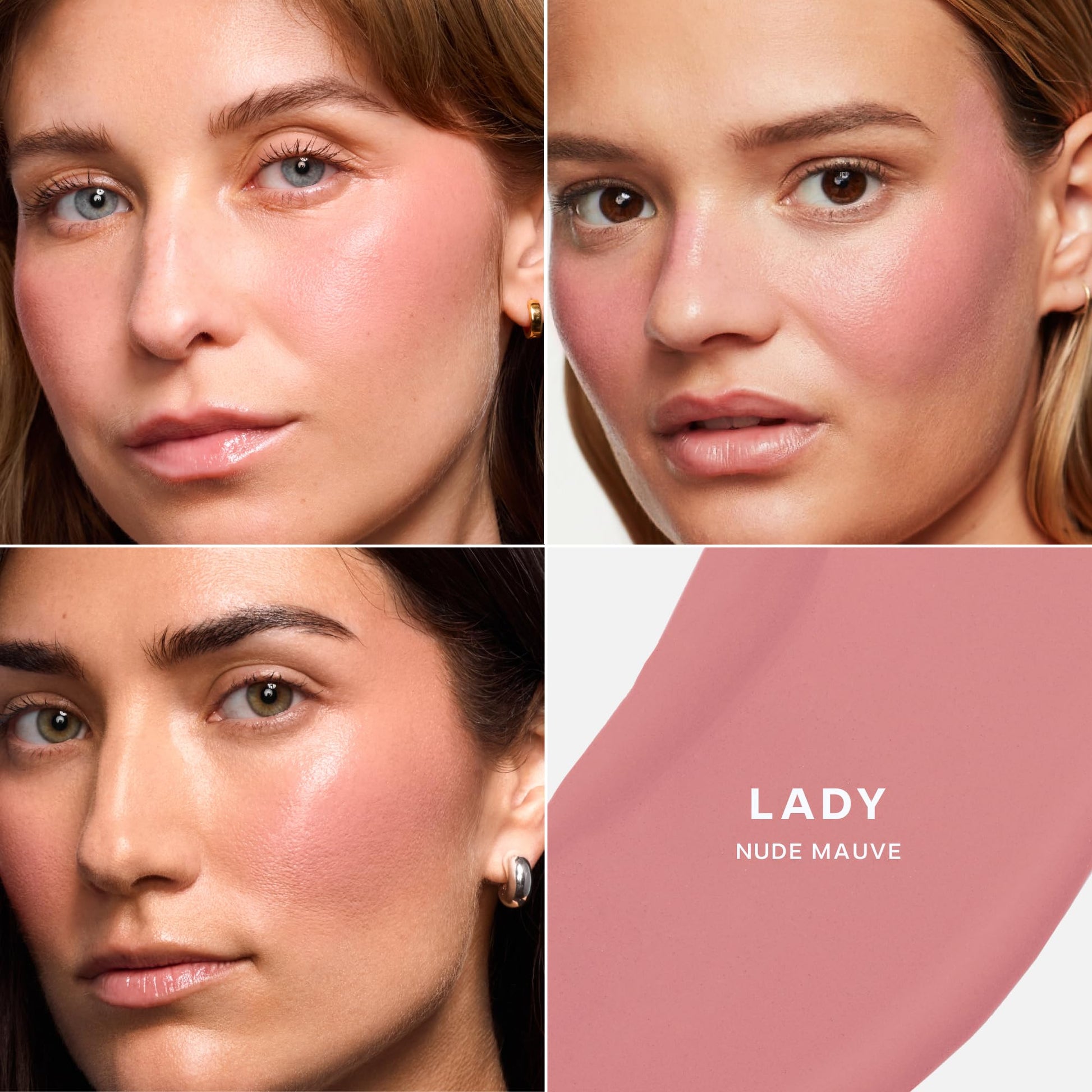 Saie Dew Liquid Blush for Cheeks - Hydrating Cream Blush Stick with a Blendable + Buildable Formula - Skincare Infused Dewy Cheek Tint for a Natural Flush - Glowy Makeup Essential - Lady (.40 oz) - Maple Wellness Supplements
