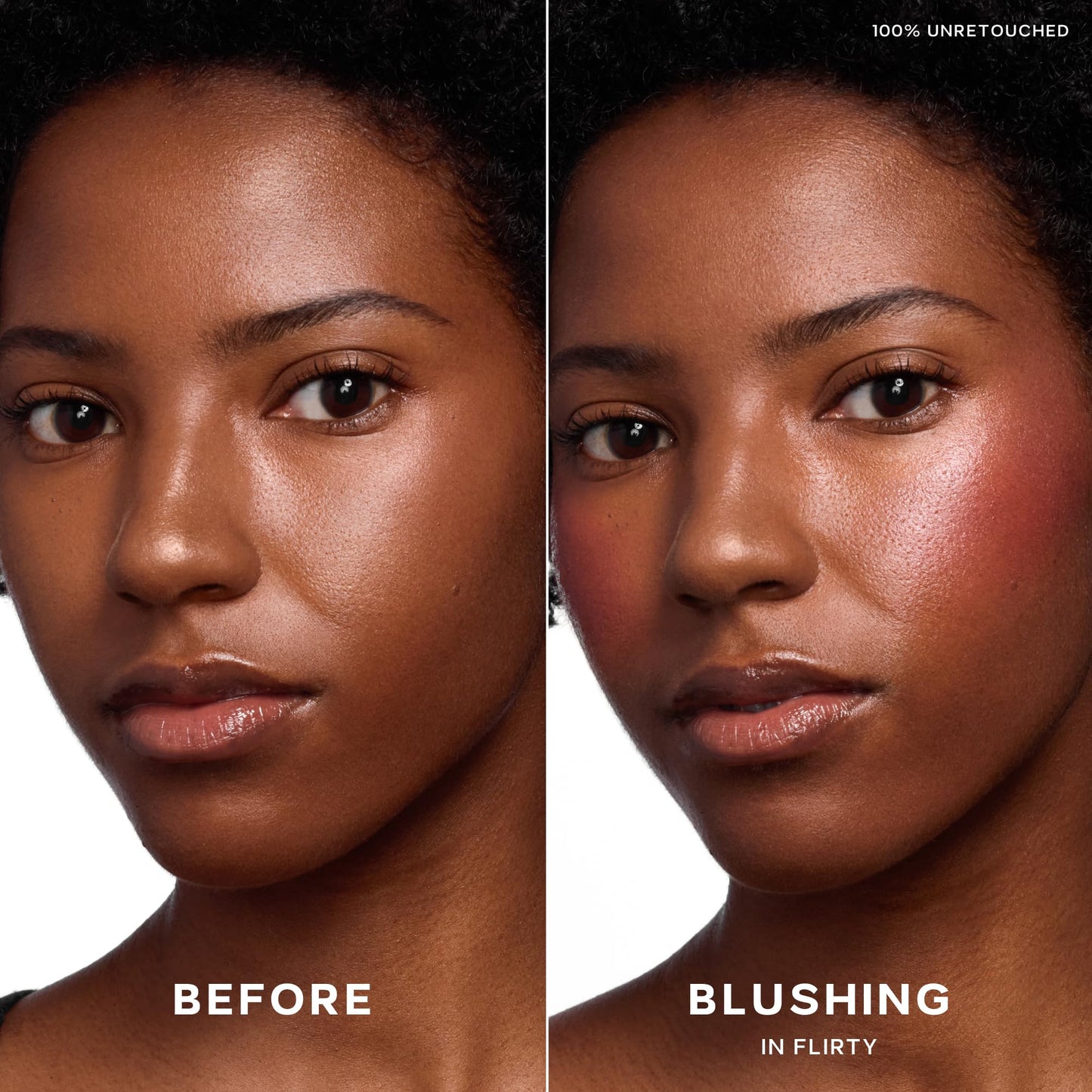 Saie Dewy Glow Duo - Dew Liquid Blush - (.40 oz, Flirty), Glossybounce Lip Gloss-Oil Hybrid (.17 oz, Burst) - Hydrating, Vegan Makeup for Radiant Cheeks & Lips - Maple Wellness Supplements