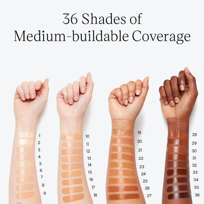 Saie Glowy Super Skin Tint Liquid Foundation - Weightless + Dewy Foundation with Lightweight Medium Coverage - Hydrating Face Makeup + Skin Care Serum Hybrid with Hyaluronic Acid - Shade 11 (1.01 oz) - Maple Wellness Supplements