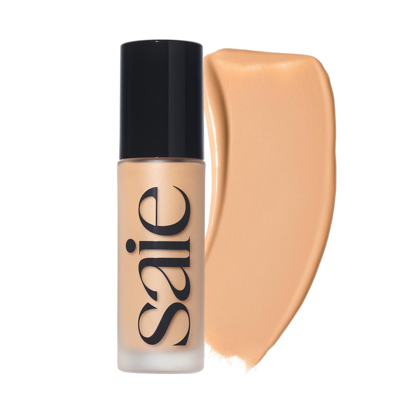 Saie Glowy Super Skin Tint Liquid Foundation - Weightless + Dewy Foundation with Lightweight Medium Coverage - Hydrating Face Makeup + Skin Care Serum Hybrid with Hyaluronic Acid - Shade 11 (1.01 oz) - Maple Wellness Supplements