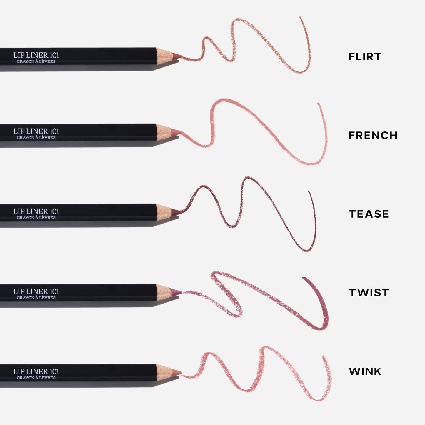 Saie Lip Liner 101 - Lip Pencil Made with a Creamy, Soft Matte Formula for a Naturally Framed or Fully Filled Look - Supercharged with Shea Butter & Jojoba Oil - Tease (.05 oz) - Maple Wellness Supplements