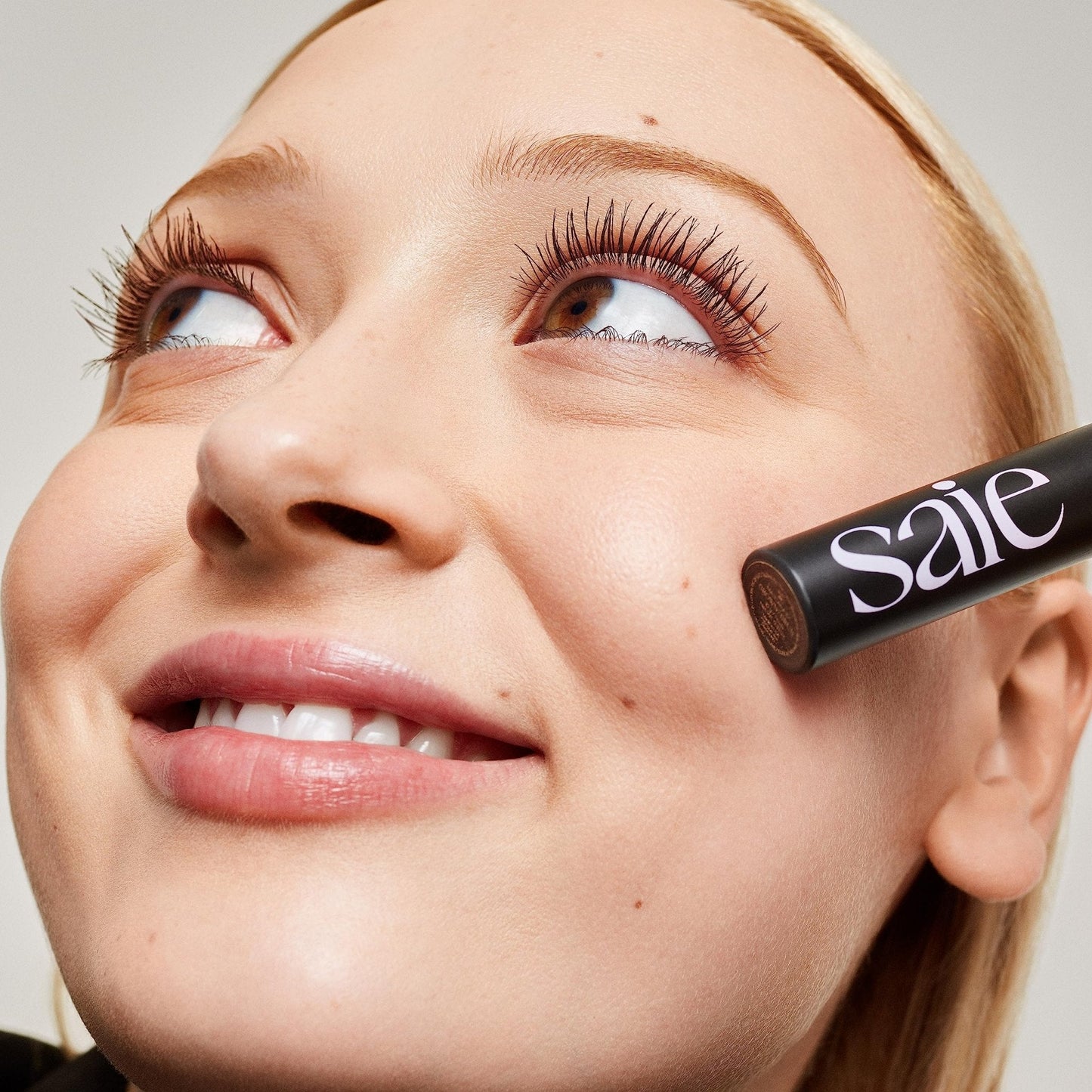 Saie Mascara 101 - Lash Lengthening Mascara for Thick, Bold, Lifted Lashes - Buildable Eye Makeup Formulated to Strengthen and Condition with Rich Nutrients - Brown (0.31 oz) - Maple Wellness Supplements