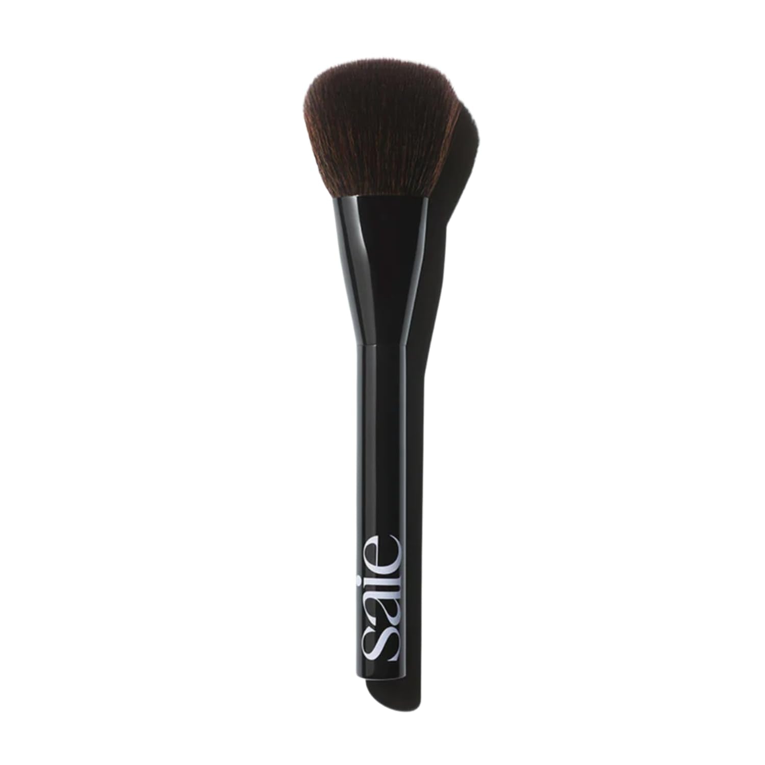 Saie Powder Blush Brush - Fluffy Makeup Brush for Cheeks - Ultra-Soft Tapered Bristles for a Precise, Diffused Application - For Pressed or Loose Powder Face Makeup, Bronzer + Blush - Vegan (1 Count) - Maple Wellness Supplements