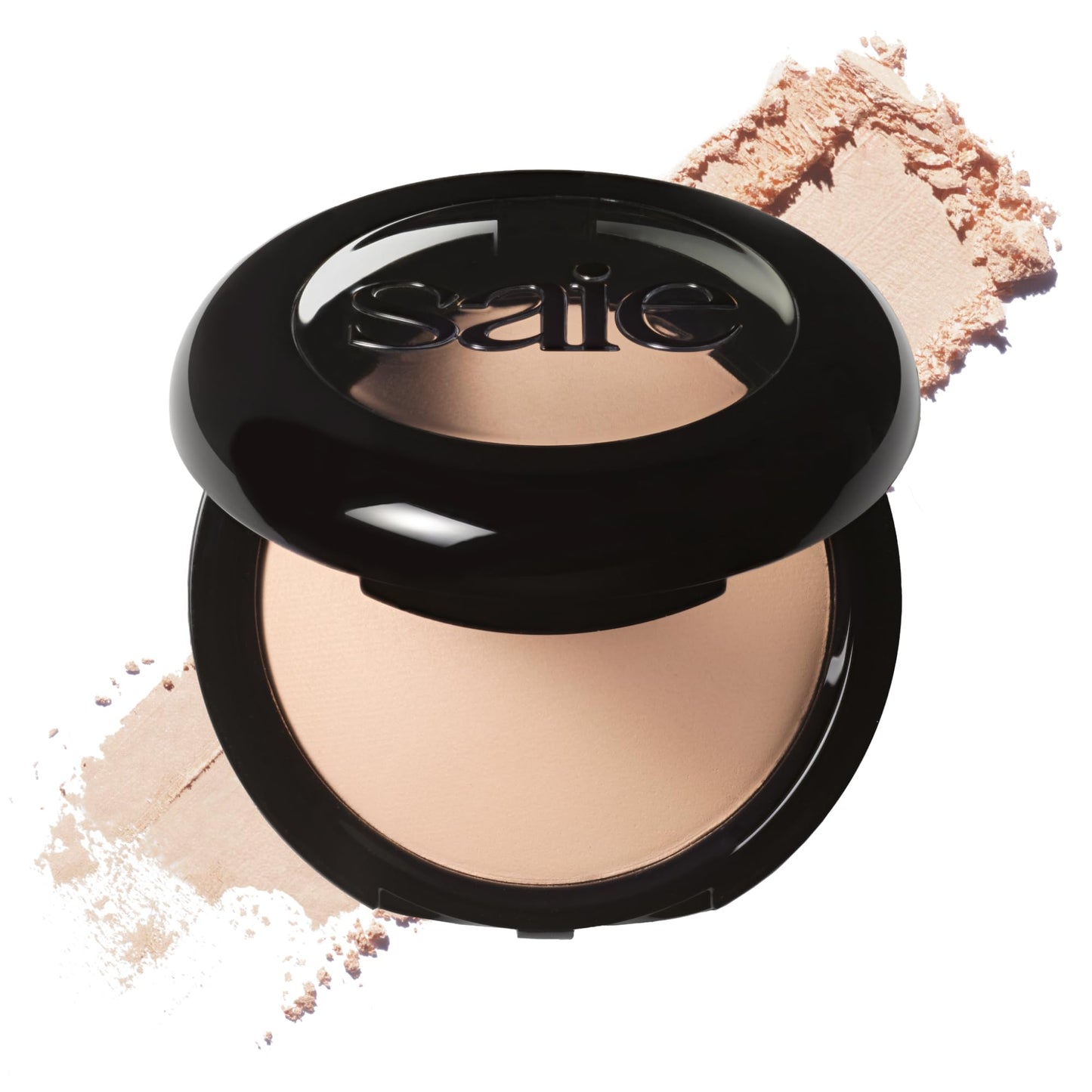 Saie Slip Tint Baked Setting Powder - Translucent Powder for Face Makeup with a Natural-Radiant Finish - Blurs, Brightens & Smooths Complexion - Translucent 2 - Light to Medium (0.24 oz) - Maple Wellness Supplements