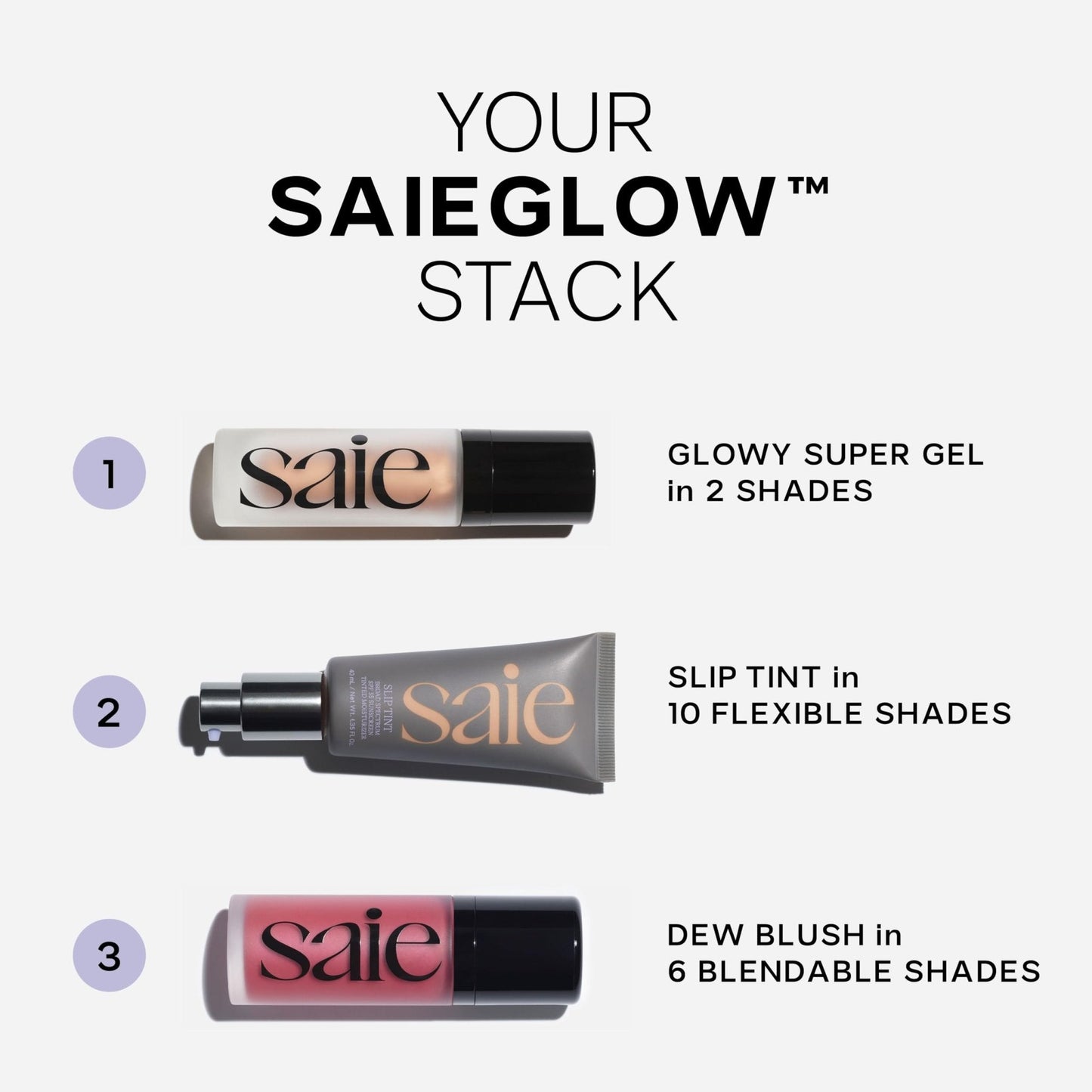 Saie Slip Tint Tinted Moisturizer with SPF 35 - Light Coverage, Glowy Skin Tint & Mineral Sunscreen for Face with Hydrating Hyaluronic Acid - Summer Makeup Essential - Shade Three + Half (1.35 oz) - Maple Wellness Supplements