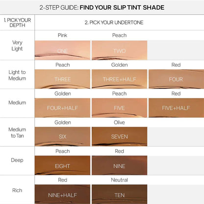 Saie Slip Tint Tinted Moisturizer with SPF 35 - Light Coverage, Glowy Skin Tint & Mineral Sunscreen for Face with Hydrating Hyaluronic Acid - Summer Makeup Essential - Shade Three + Half (1.35 oz) - Maple Wellness Supplements