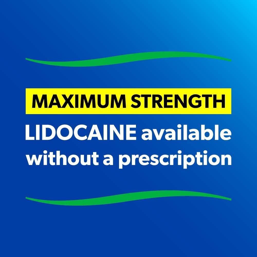 Salonpas LIDOCAINE Plus 3 oz ROLL ON Pain Relieving Liquid! Maximum Strength 4% Lidocaine for Numbing Pain Relief! Mess Free Application! (3 Pack) - Maple Wellness Supplements