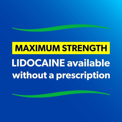 Salonpas LIDOCAINE Plus 3 oz ROLL ON Pain Relieving Liquid! Maximum Strength 4% Lidocaine for Numbing Pain Relief! Mess Free Application! (3 Pack) - Maple Wellness Supplements