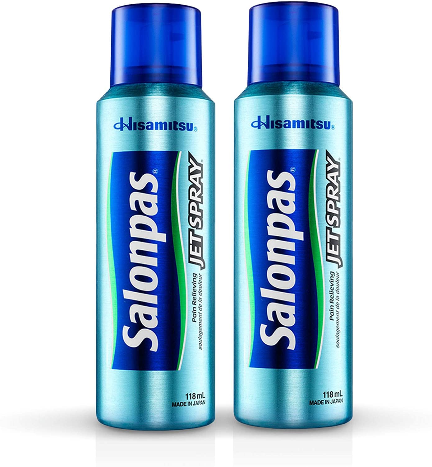 Salonpas pain relieving jet spray - 4 oz (2 PACK) - Maple Wellness Supplements