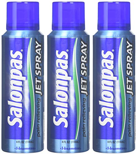 Salonpas Pain Relieving Jet Spray 4 oz (Pack of 3) - Maple Wellness Supplements