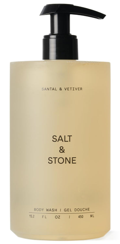 Salt & Stone Body Wash with Antioxidants for Deep Moisture | For Women & Men, Sulfate - Maple Wellness Supplements