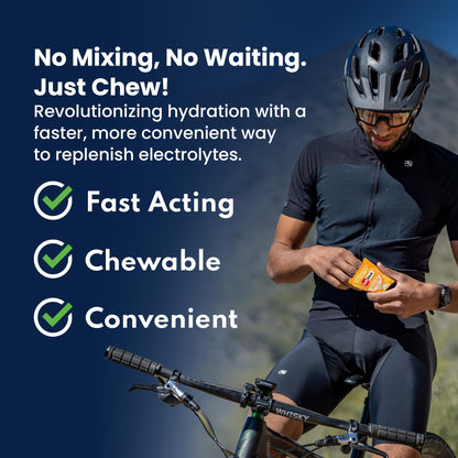 SaltStick Electrolyte FastChews - 60 Mixed Berry Chewable Tablets - Salt Tablets for Running and Hydration, Electrolyte Chews - 60 Count Bottle - Maple Wellness Supplements