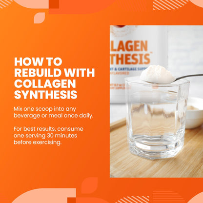 SaltWrap Collagen Synthesis - Collagen Peptides for Joints with Fortigel, Tendoforte, Best Collagen Powder for Tendons, Ligaments - Maple Wellness Supplements