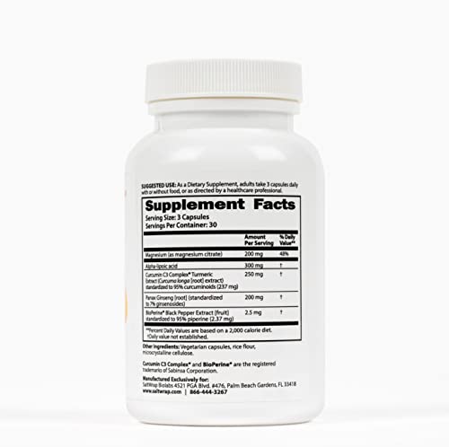 SaltWrap Mag 3D – Daytime (Non-Drowsy) Leg Cramp & Muscle Relief Support - Natural - Maple Wellness Supplements