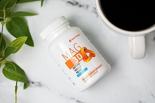 SaltWrap Mag 3D – Daytime (Non-Drowsy) Leg Cramp & Muscle Relief Support - Natural - Maple Wellness Supplements