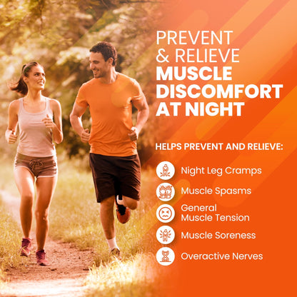 SaltWrap Mag R&R - Nighttime Muscle Cramps Support, Natural Sleep Support for Adults with Magnesium Glycinate for Muscle Spasm and Leg Cramps Relief, 90 Capsules - Maple Wellness Supplements