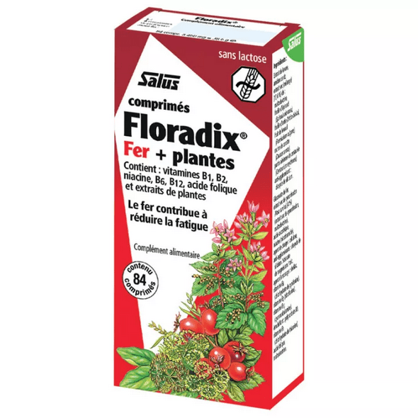 Salus Floradix Iron + Herbs tablets - Maple Wellness Supplements