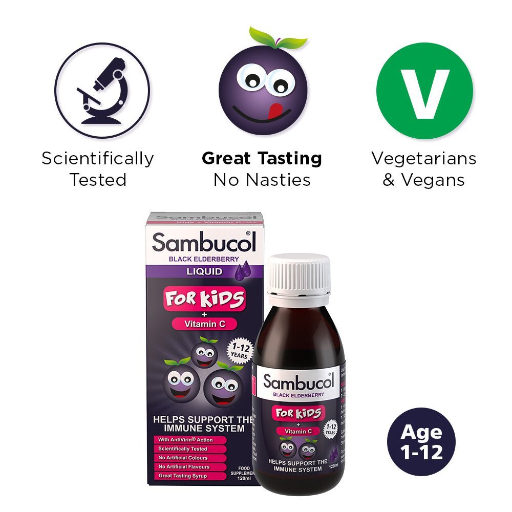 Sambucol Kids 120 ml For Immune Support, Drop - Maple Wellness Supplements