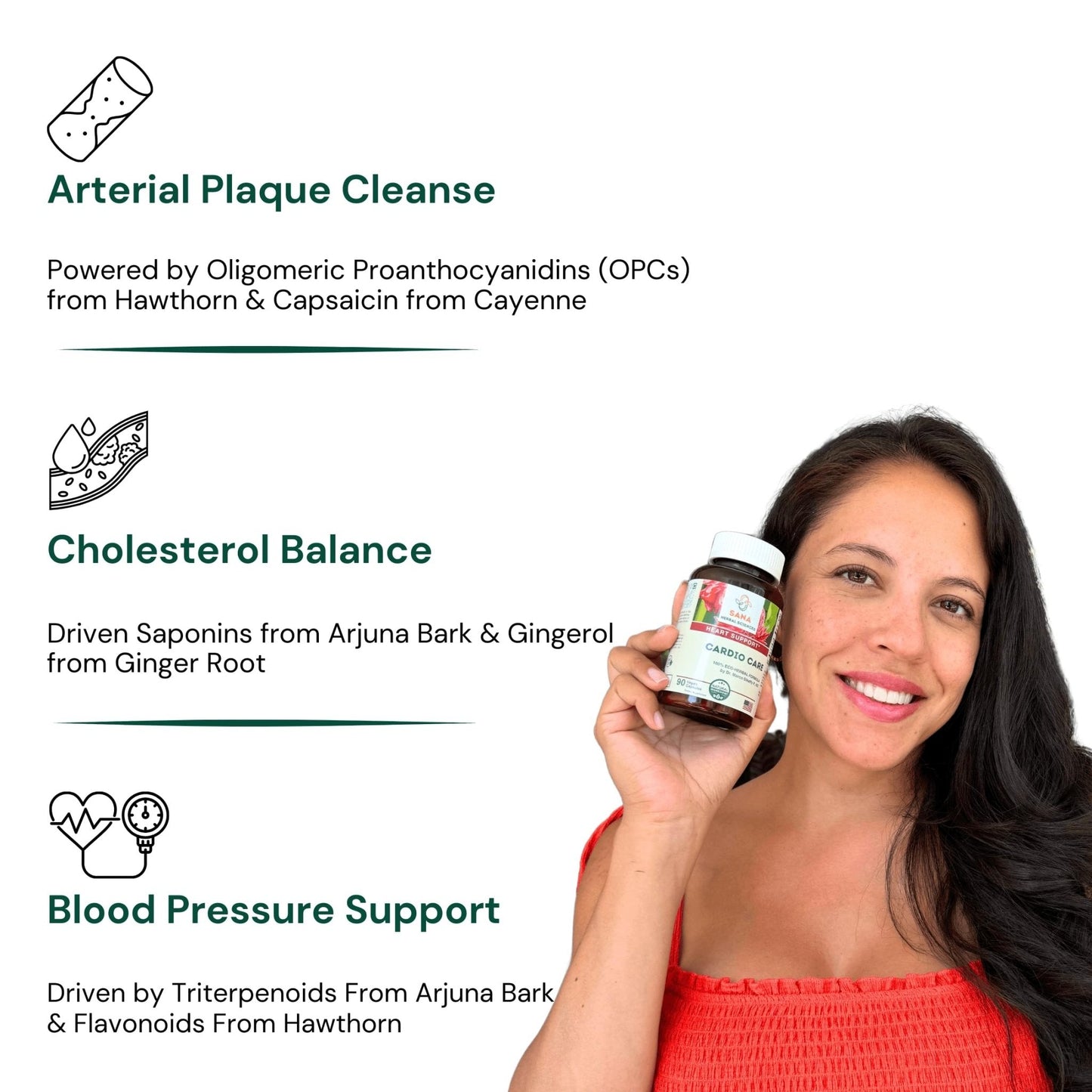Sana Herbal Sciences Artery Plaque Removal & Sea Iodine Thyroid Support Organic Blends - Maple Wellness Supplements